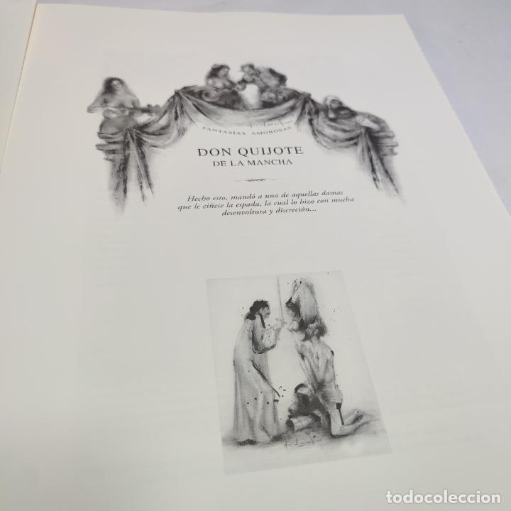 Libros de segunda mano: Fantasías amorosas inspiradas en la obra de Don Quijote de la Mancha. David Zaafra. 30 litografías. - Foto 20 - 286531038
