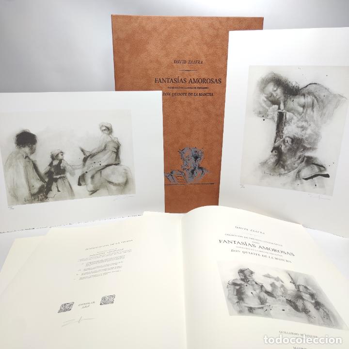 Libros de segunda mano: Fantasías amorosas inspiradas en la obra de Don Quijote de la Mancha. David Zaafra. 30 litografías. - Foto 30 - 286531038
