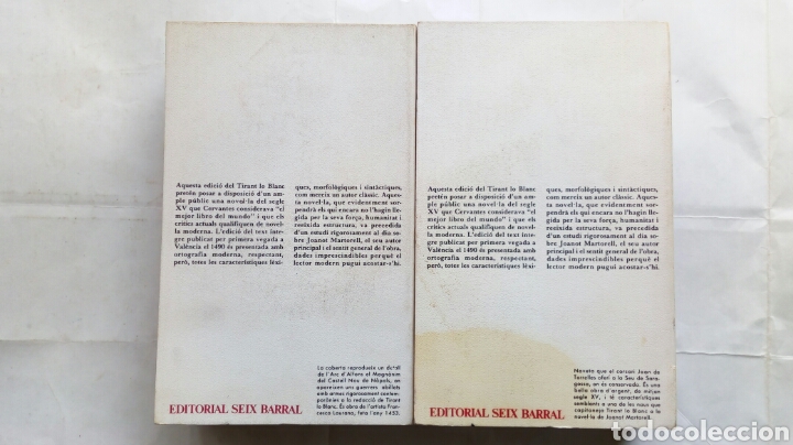 Libros de segunda mano: Tirant lo Blanc (Dos tomos). Joanot Martorell. - Foto 2