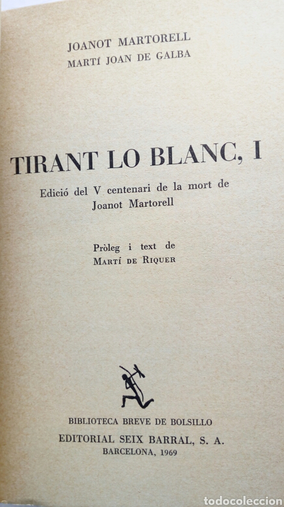 Libros de segunda mano: Tirant lo Blanc (Dos tomos). Joanot Martorell. - Foto 3