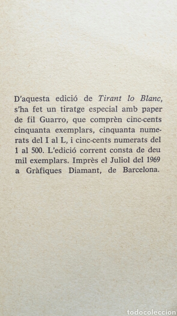 Libros de segunda mano: Tirant lo Blanc (Dos tomos). Joanot Martorell. - Foto 4