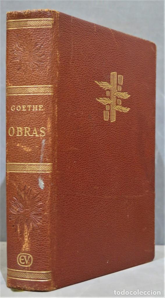 Libros de segunda mano: 1963.- OBRAS. GOETHE. VERGARA - Foto 1