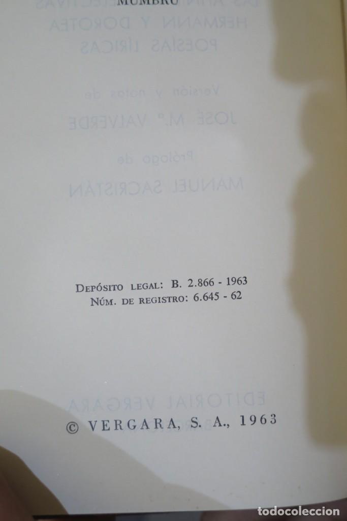 Libros de segunda mano: 1963.- OBRAS. GOETHE. VERGARA - Foto 3