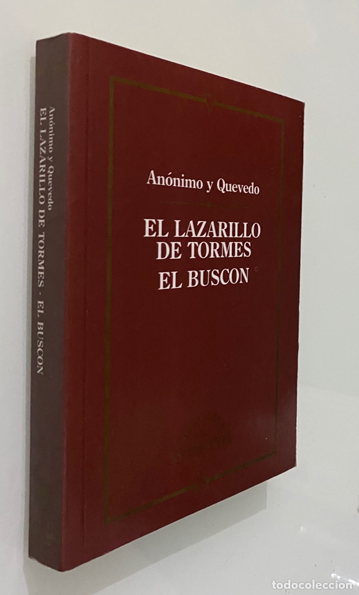 Libros de segunda mano: El Lazarillo de Tormes. El Busc&oacute;n - AN&Oacute;NIMO y QUEVEDO - Foto 2