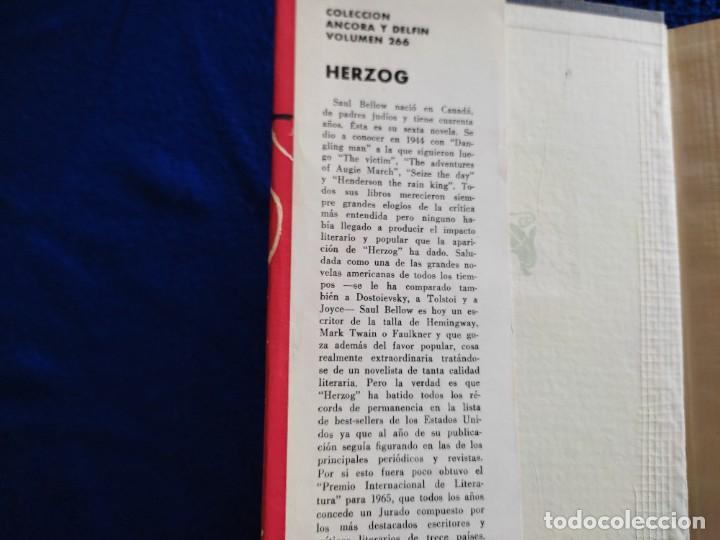 Libros de segunda mano: HERZOG Saul Bellow Ediciones Destino 1965 - Foto 5