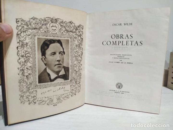 Libros de segunda mano: Oscar Wilde. Obras Completas. Aguilar. - Foto 2