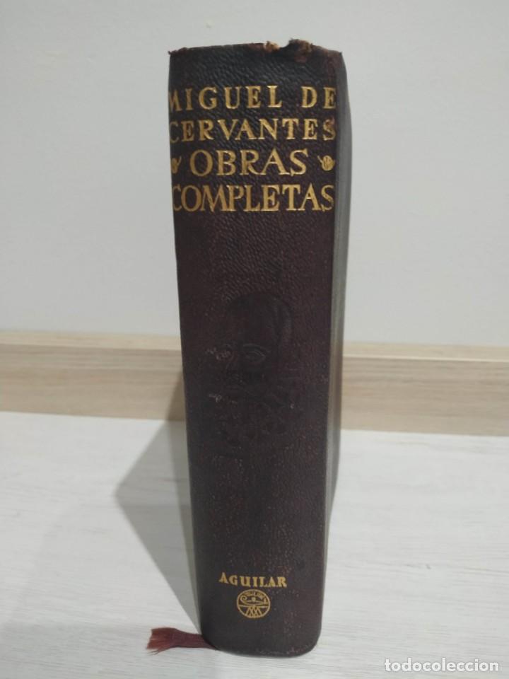 Libros de segunda mano: Miguel de Cervantes. Obras Completas. Aguilar. - Foto 1