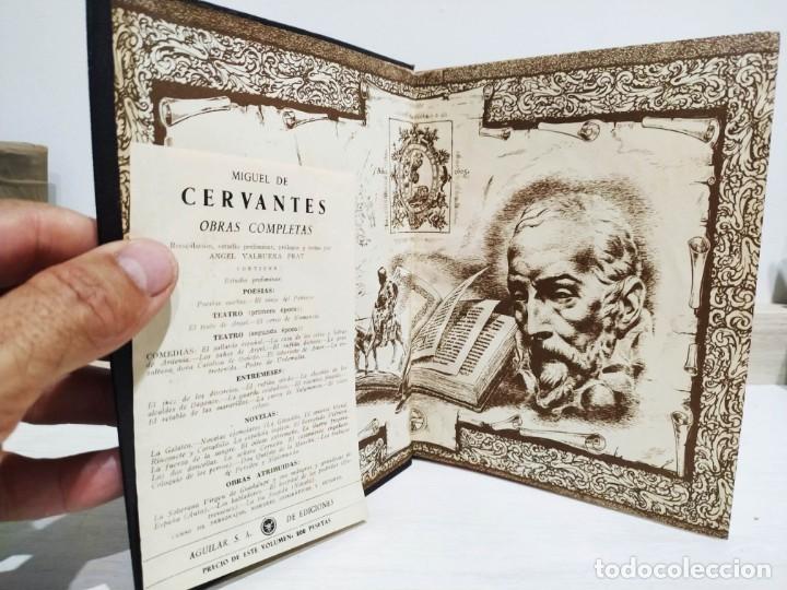 Libros de segunda mano: Miguel de Cervantes. Obras Completas. Aguilar. - Foto 3