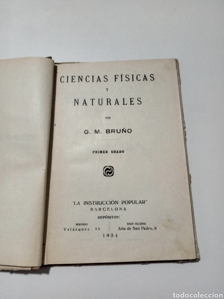Libros de segunda mano: Ciencias F&iacute;sicas y naturales .Ed bru&ntilde;o . - Foto 3