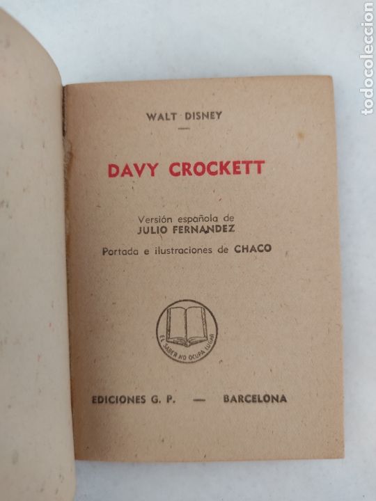 Libros de segunda mano: Davy Crockett Enciclopedia Pulga - Foto 2