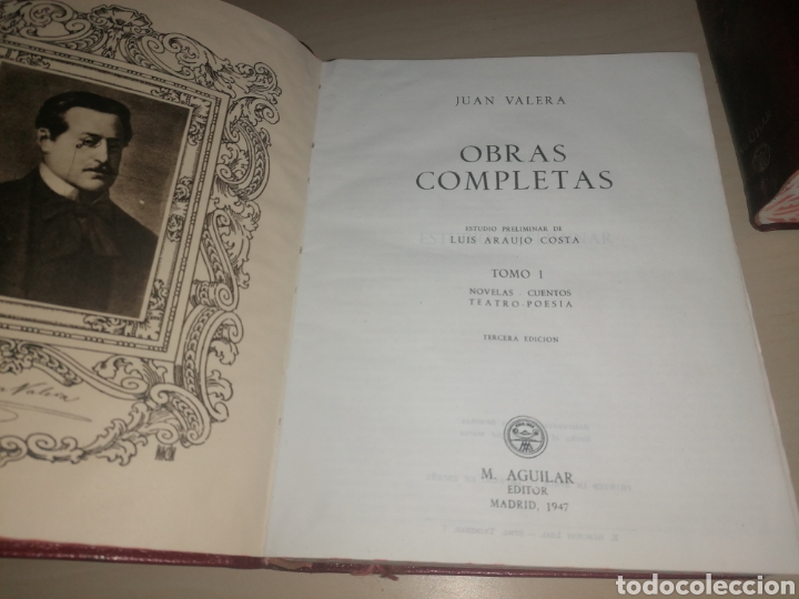 Libros de segunda mano: JUAN VALERA - OBRAS COMPLETAS - AGUILAR - Foto 4