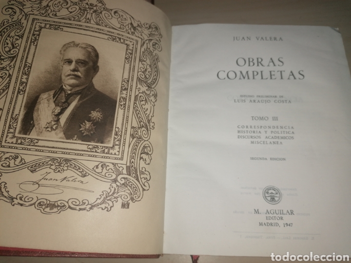 Libros de segunda mano: JUAN VALERA - OBRAS COMPLETAS - AGUILAR - Foto 7
