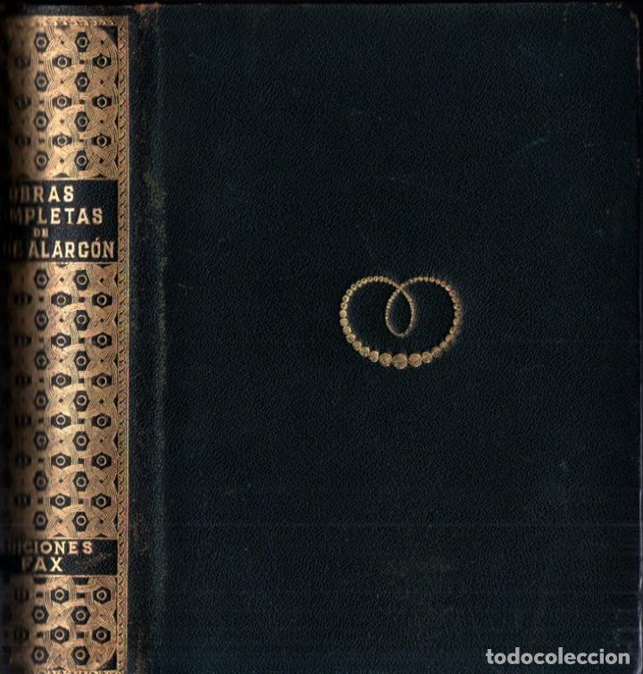 Libros de segunda mano: PEDRO ANTONIO DE ALARC&Oacute;N : OBRAS COMPLETAS (FAX, 1943) - Foto 1