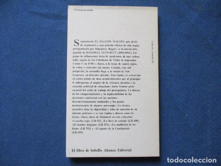 Libros de segunda mano: EL HALC&Oacute;N MALT&Eacute;S / 1981 DASHIELL HAMMETT - Foto 2