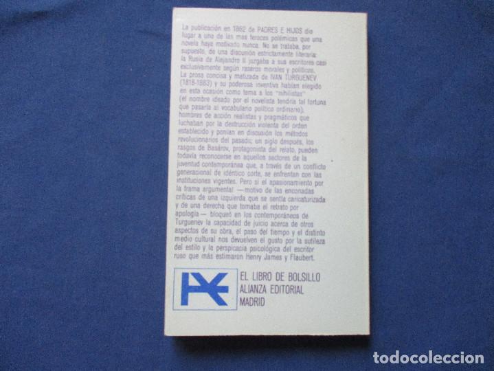 Libros de segunda mano: PADRES E HIJOS / 1971 IV&Aacute;N TURGU&Eacute;NEV - Foto 2