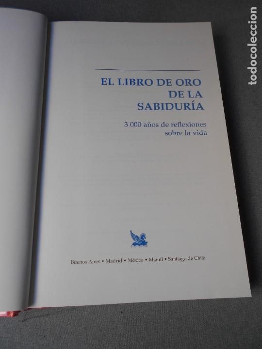 Libros de segunda mano: EL LIBRO DE ORO DE LA SABIDURIA. - Foto 2
