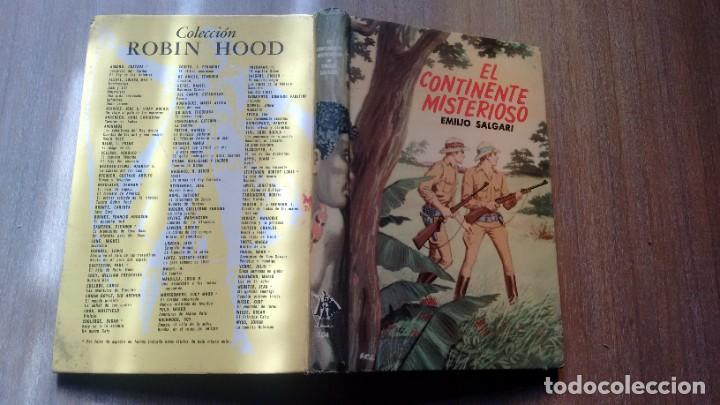 Libros de segunda mano: COLECCION ROBIN HOOD - EL CONTINENTE MISTERIOSO - - Foto 1