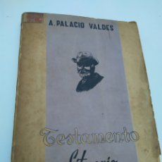 Libros de segunda mano: TESTAMENTO LITERARIO ARMANDO PALACIO VALDES OBRAS COMPLETAS XXV 1943. Lote 289884718