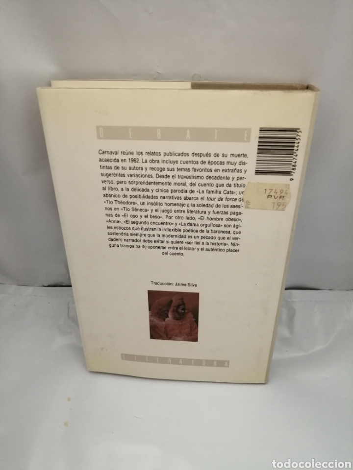 Libros de segunda mano: CARNAVAL (PRIMERA EDICI&Oacute;N, TAPA DURA) - Foto 2