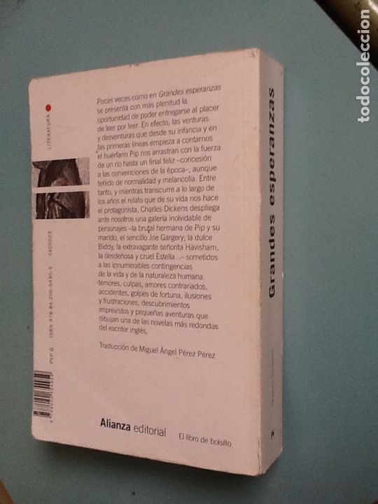 Libros de segunda mano: Grandes esperanzas. Charles Dickens. Alianza bolsillo - Foto 2