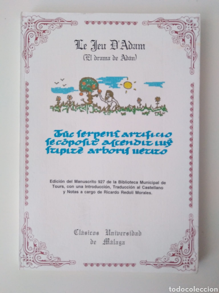 Libros de segunda mano: Le Jeu dAdam (El drama de Ad&aacute;n) / An&oacute;nimo - Foto 1
