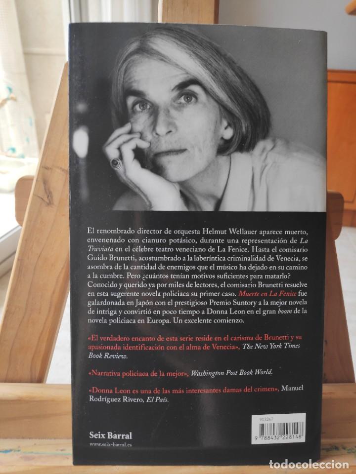 Libros de segunda mano: Muerte en La Fenice, Donna Leon, Seix Barral, 2007 - Foto 3