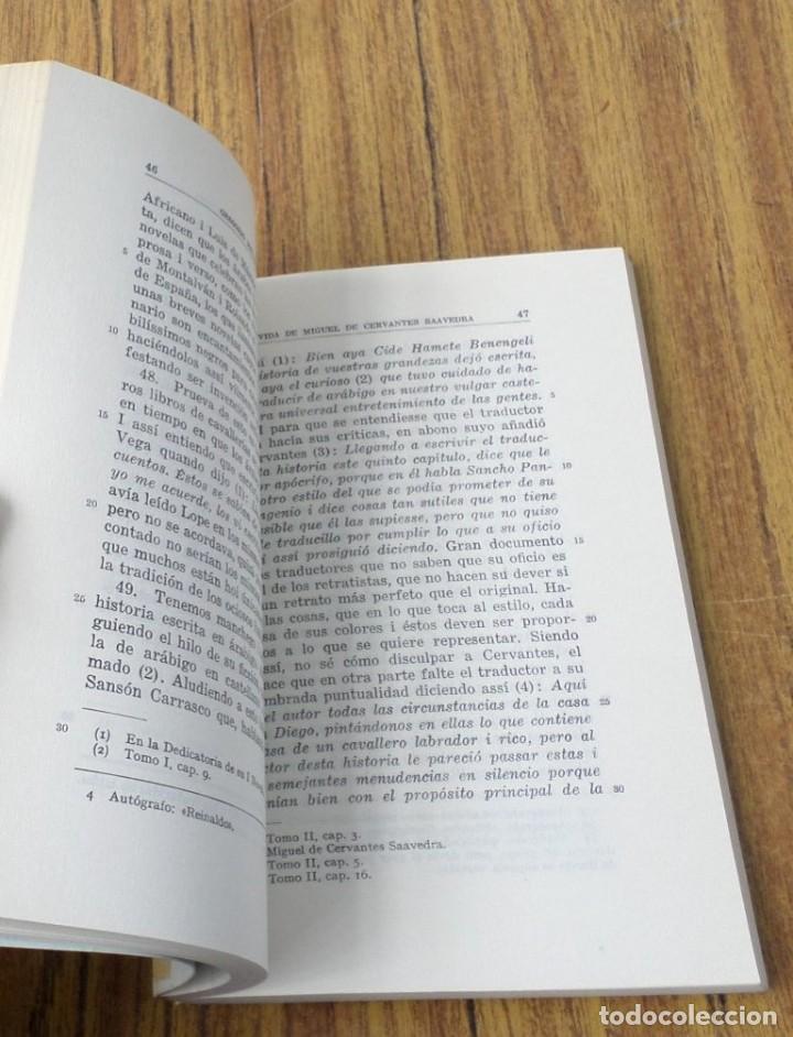 Libros de segunda mano: GREGORIO MATANS Y SISCAR -- Vida de Miguel de Cervantes Saavedra - Foto 3