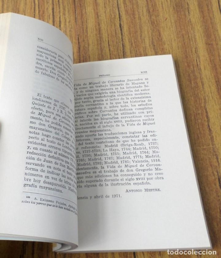 Libros de segunda mano: GREGORIO MATANS Y SISCAR -- Vida de Miguel de Cervantes Saavedra - Foto 4