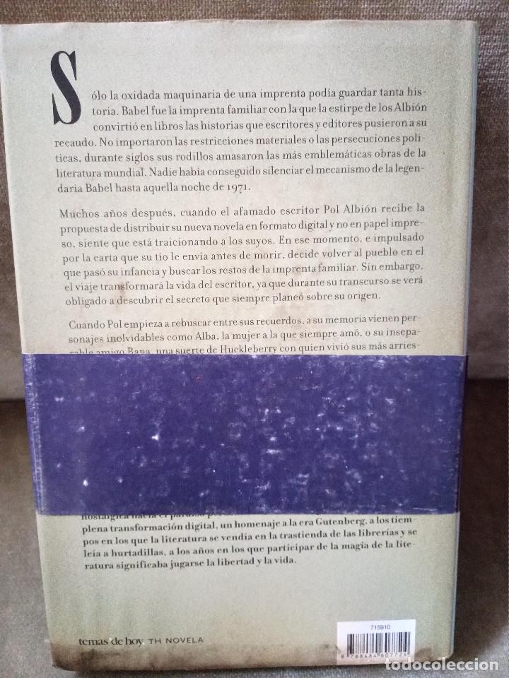 Libros de segunda mano: ANDREU CARRANZA - IMPRENTA BABEL - TEMAS DE HOY, 2009 - Foto 3