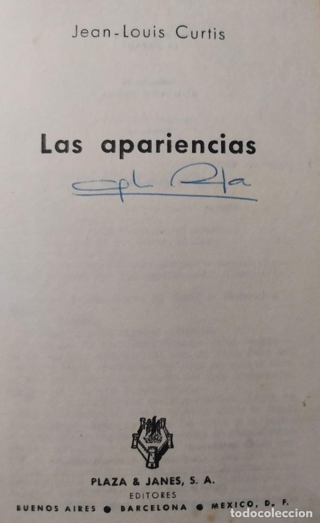 Libros de segunda mano: Las apariencias de Jean Louis Curtis - Foto 4