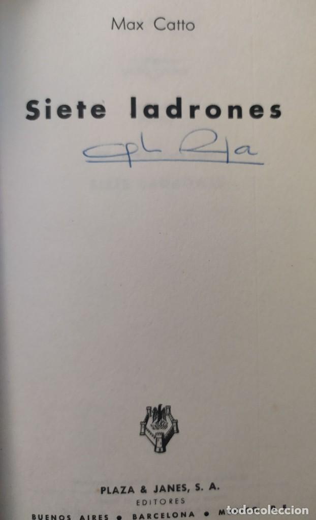 Libros de segunda mano: Siete ladrones de Max Catto - Foto 2