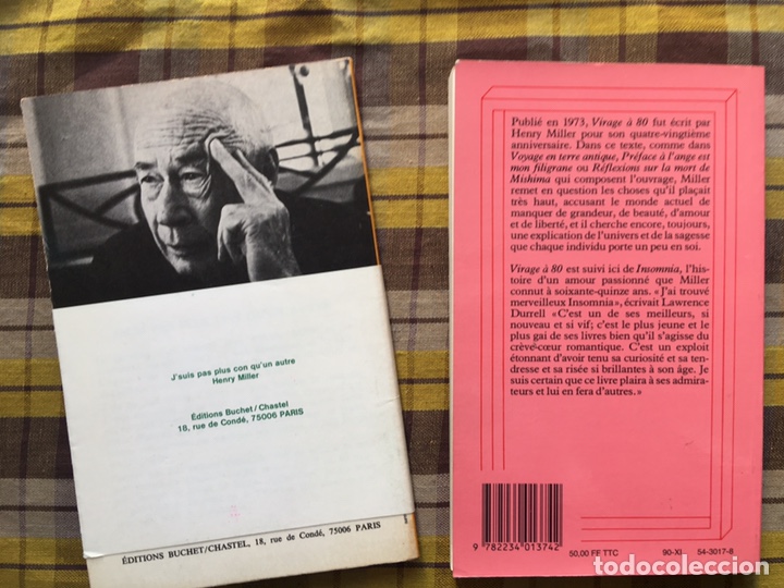 Libros de segunda mano: Henry MILLER: 2 libros (franc&eacute;s) - Foto 2