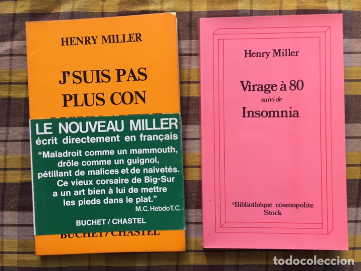 Libros de segunda mano: Henry MILLER: 2 libros (franc&eacute;s) - Foto 1