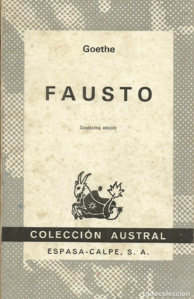 Libros de segunda mano: Fausto / Goethe - Foto 1