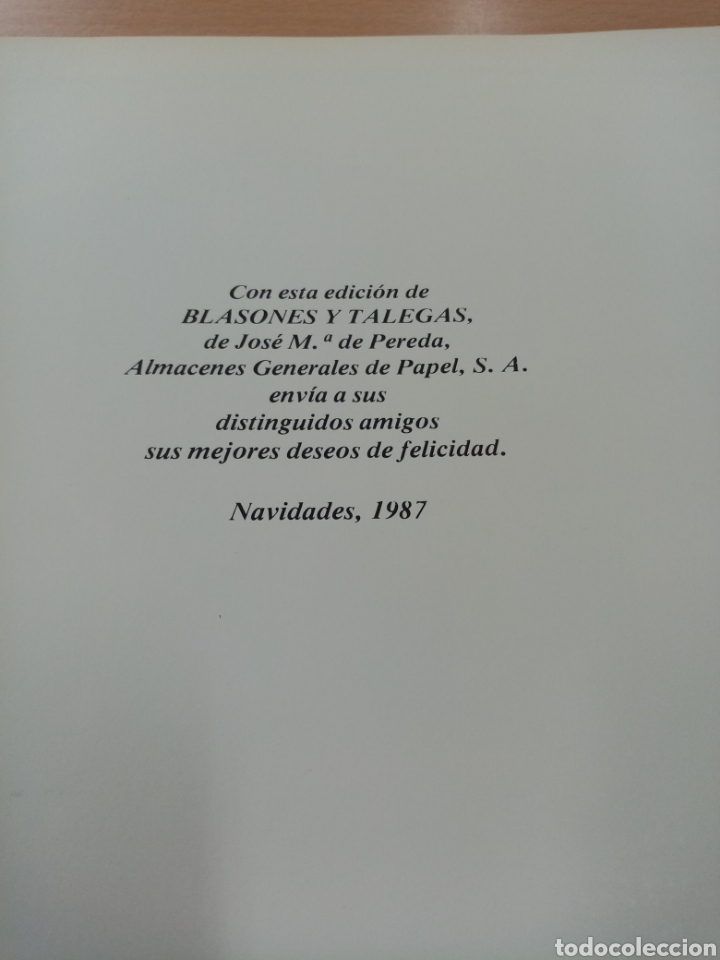 Libros de segunda mano: Blasones y Talegas - Jos&eacute; M. De Pereda - Foto 3