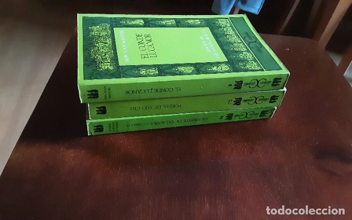 Libros de segunda mano: LOTE DE TRES LIBROS DE CLASICOS CASTALIA. - Foto 2