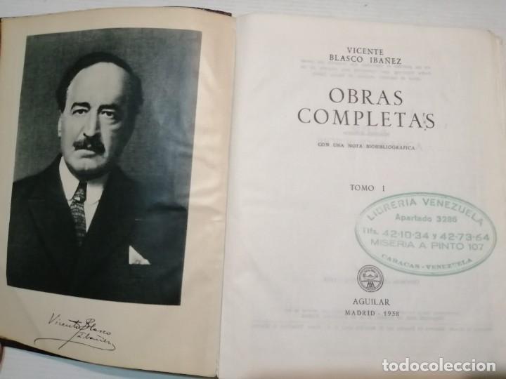 Libros de segunda mano: Blasco Iba&ntilde;ez Obras completas I Aguilar - Foto 3