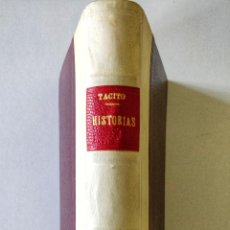 Libros de segunda mano: CAYO CORNELIO TACITO, LAS HISTORIAS, ESPASA CALPE, BONITA ENCUADERNACIÓN PIEL. Lote 293482163