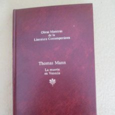 Libros de segunda mano: LA MUERTE EN VENECIA. MANN,THOMAS. COL. OBRAS MAESTRAS DE LA LITERATURA CONTEMPORANEA. Lote 293613738