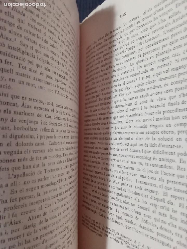 Libros de segunda mano: TRAG&Egrave;DIES. S&Ograve;FOCLES. VOL. II i IV. FUNDACI&Oacute; BERNAT METGE, - Foto 6