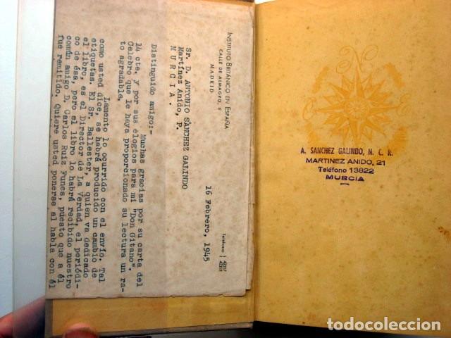 Libros de segunda mano: Don Gitano, de Walter Sarkie. Con carta y dedicatoria - Foto 5
