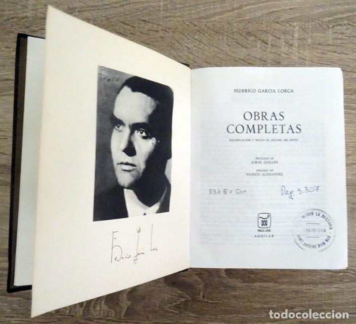 Libros de segunda mano: FEDERICO GARC&Iacute;A LORCA OBRAS COMPLETAS - Foto 4