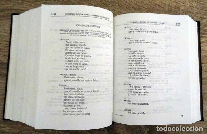 Libros de segunda mano: FEDERICO GARC&Iacute;A LORCA OBRAS COMPLETAS - Foto 6