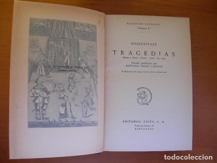 Libros de segunda mano: TRAGEDIAS / SHAKESPEARE - Foto 2