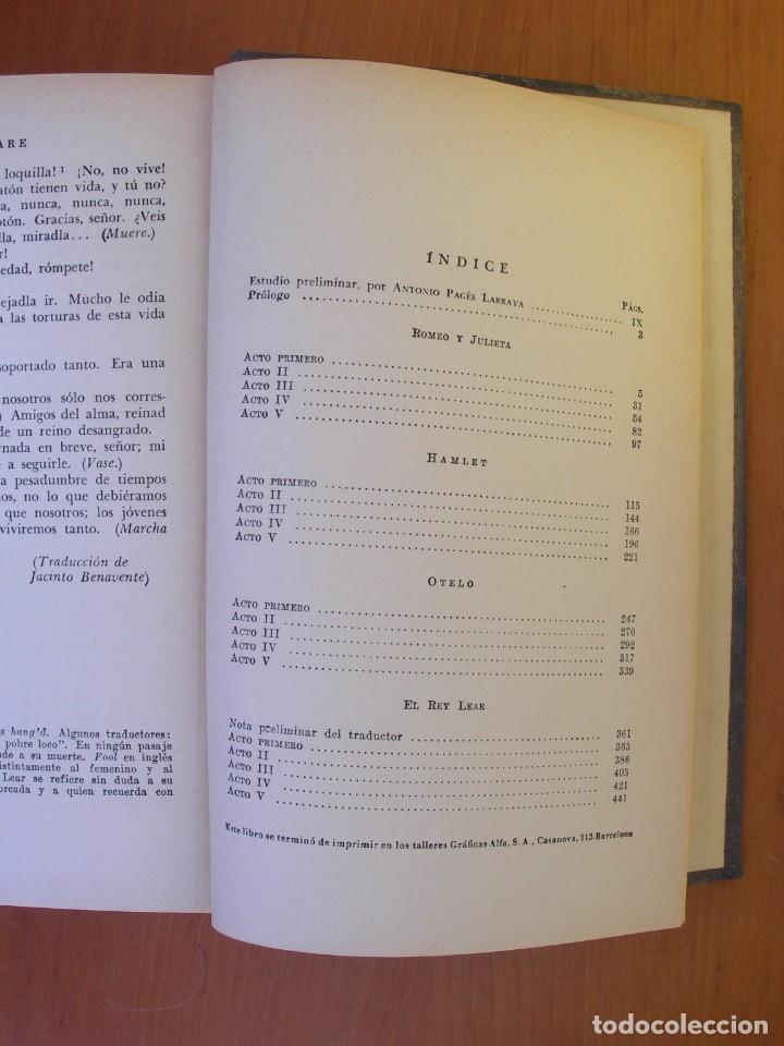 Libros de segunda mano: TRAGEDIAS / SHAKESPEARE - Foto 3
