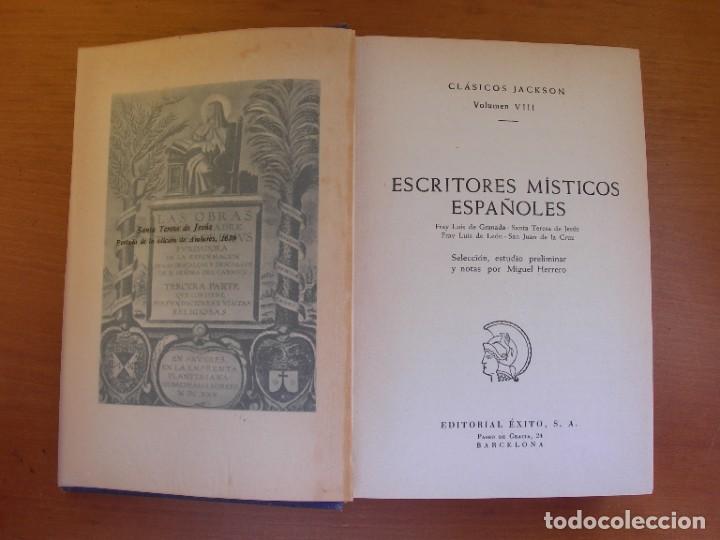 Libros de segunda mano: ESCRITORES M&Iacute;STICOS ESPA&Ntilde;OLES / 4 AUTORES - Foto 2