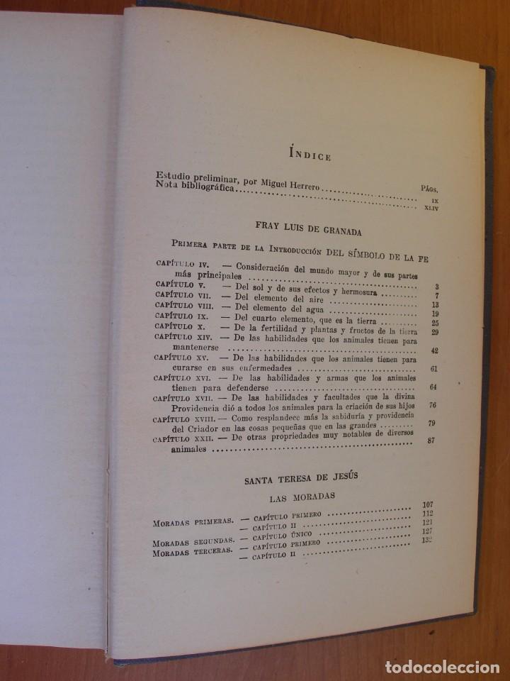 Libros de segunda mano: ESCRITORES M&Iacute;STICOS ESPA&Ntilde;OLES / 4 AUTORES - Foto 3