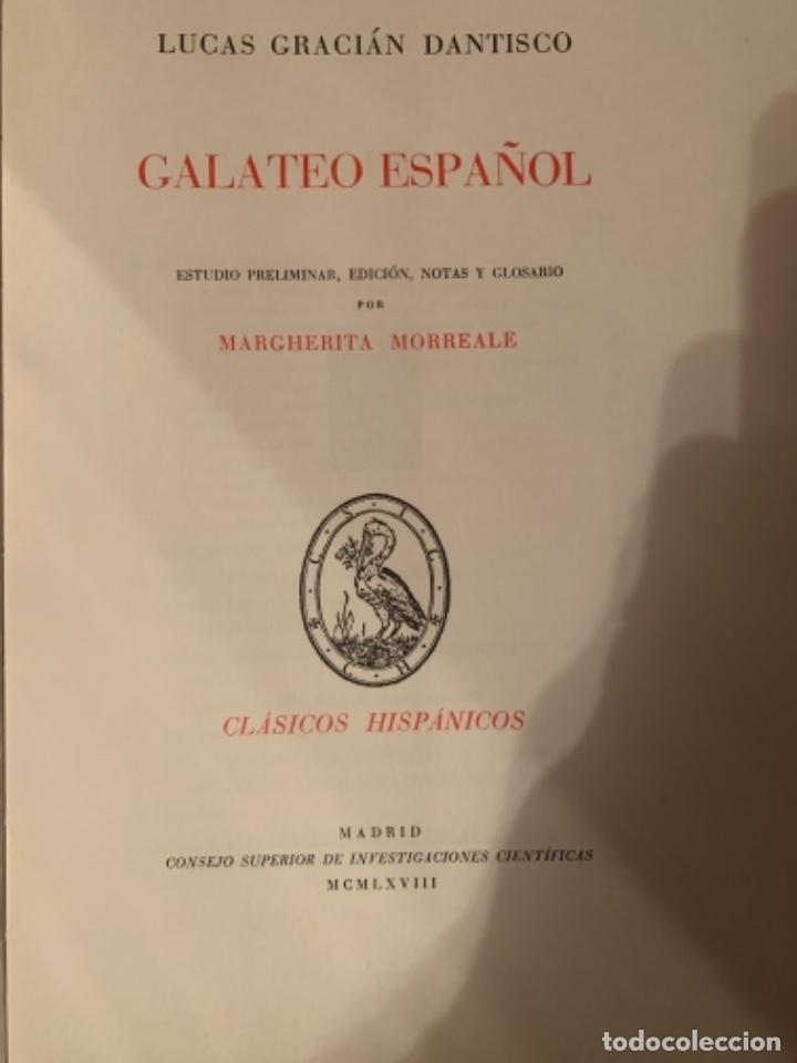 Libros de segunda mano: Galateo Espa&ntilde;ol, de Lucas Graci&aacute;n Dantisco (Bols 13) - Foto 2