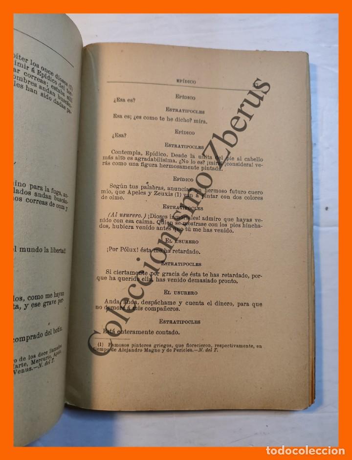 Libros de segunda mano: Comedias. T.IV.- (Ep&iacute;dico El Persa - Stico) - Plauto - Foto 2