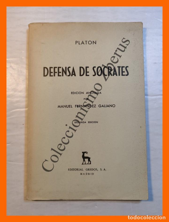 Libros de segunda mano: Defensa de Socrates - Platon - Foto 1